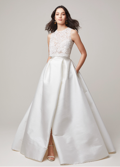 Vestido de novia dos piezas para boda urbana - Jesús Peiró 2026