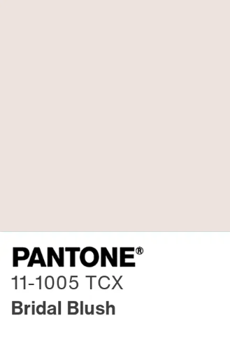 Pantone 11-1005 TCX Bridal Blush